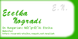 etelka nogradi business card